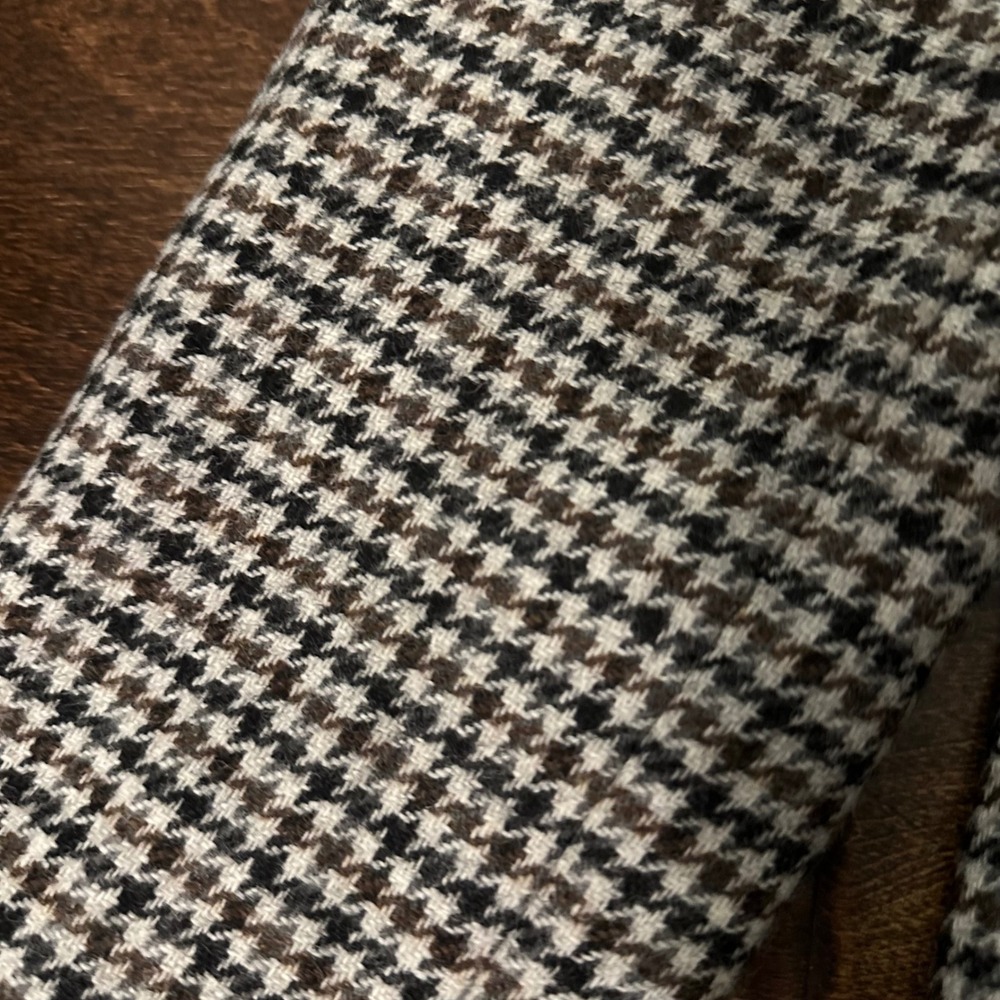 J.Crew Sommerset Blazer 12 Moon British Cloth Wool Houndstooth Brown Black - Picture 9 of 9